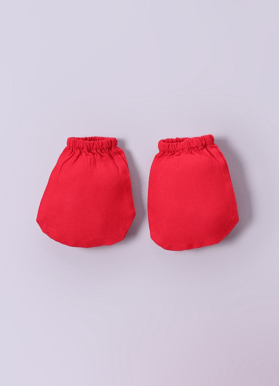 Jamana Girl Red With Heavy Gota Hand Embroidery On Top With Pant Set