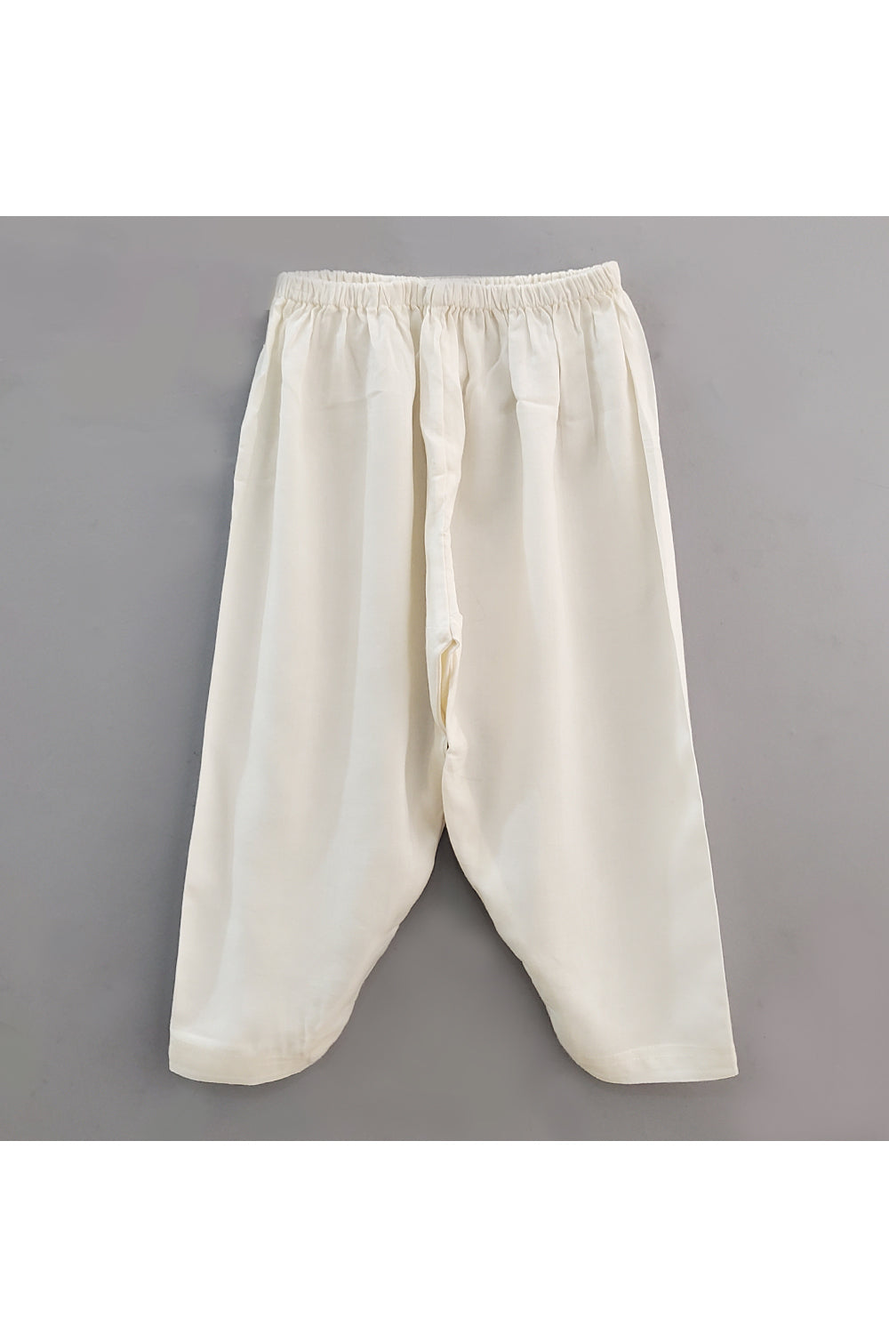 White Holi/Dhoon Boy Set With Colourful Embroidery With Salwar Pant