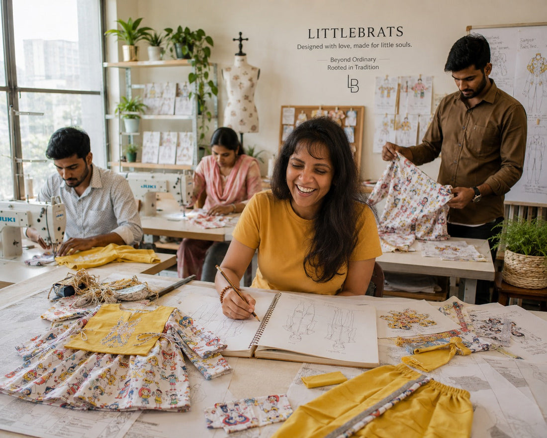 Behind the Scenes: How LITTLEBRATS Designs & Manufactures Kids-wear in Kolkata