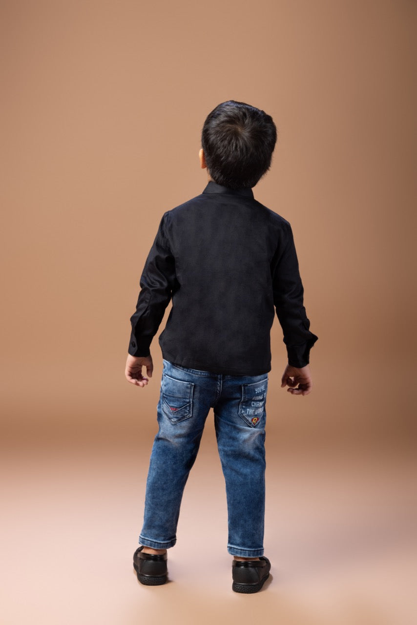 Bird Hand Embroidery Full Shirt
