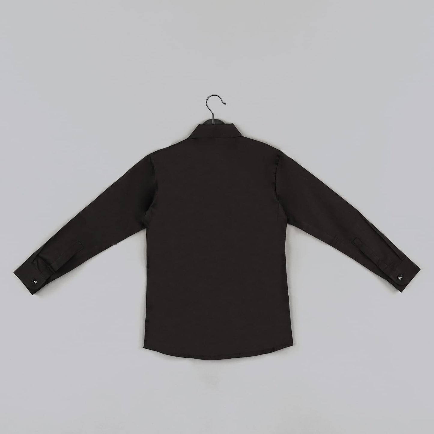 Black Horses Embroidered Full Shirt