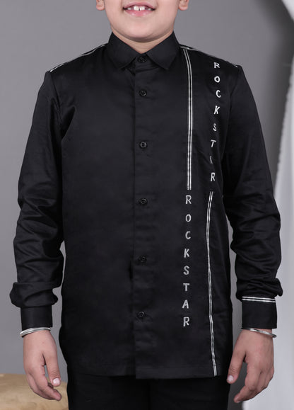 Rockstar Embroidered Full Shirt