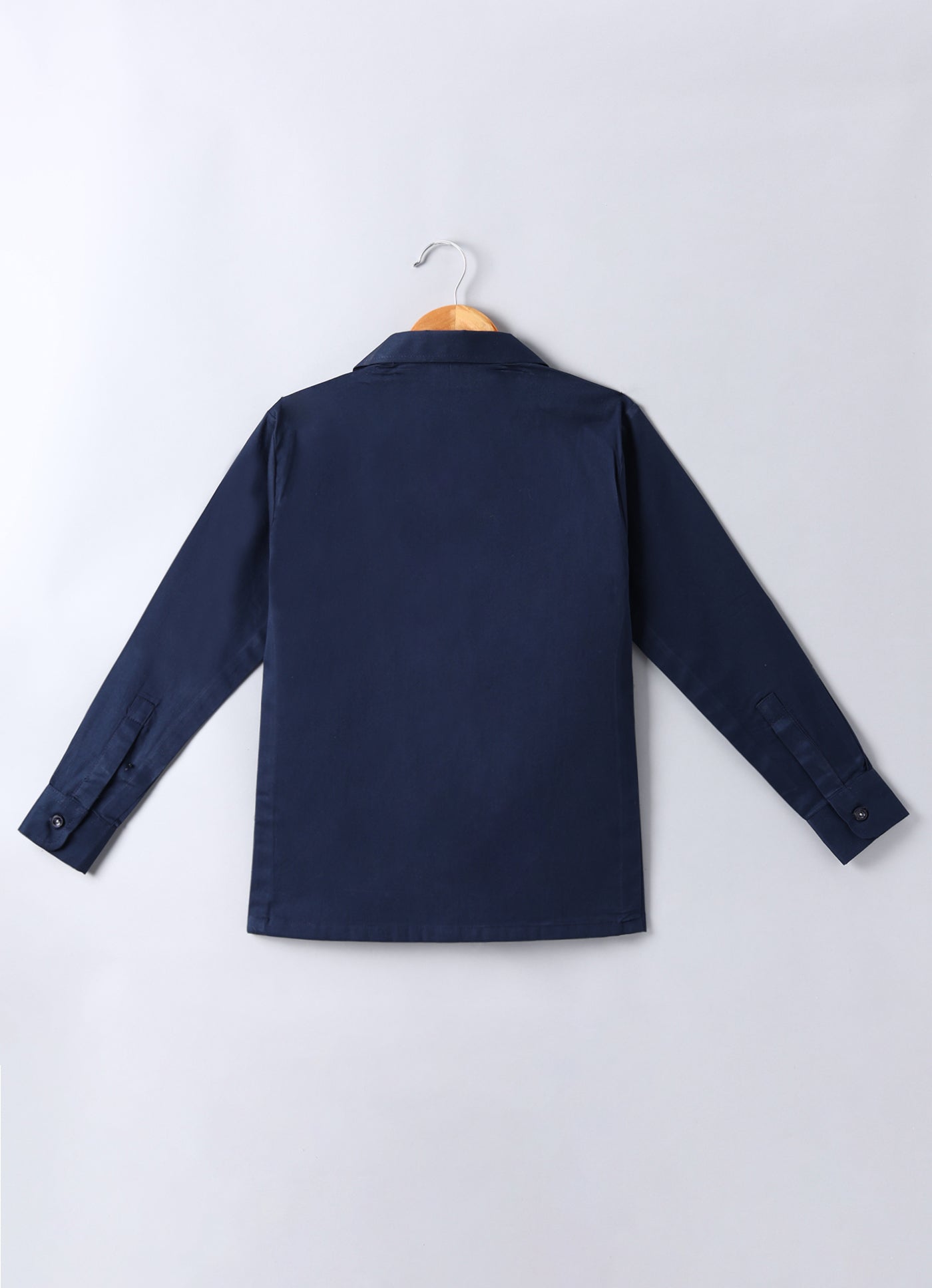Whales Embroidered On Two Sides Full Shirt