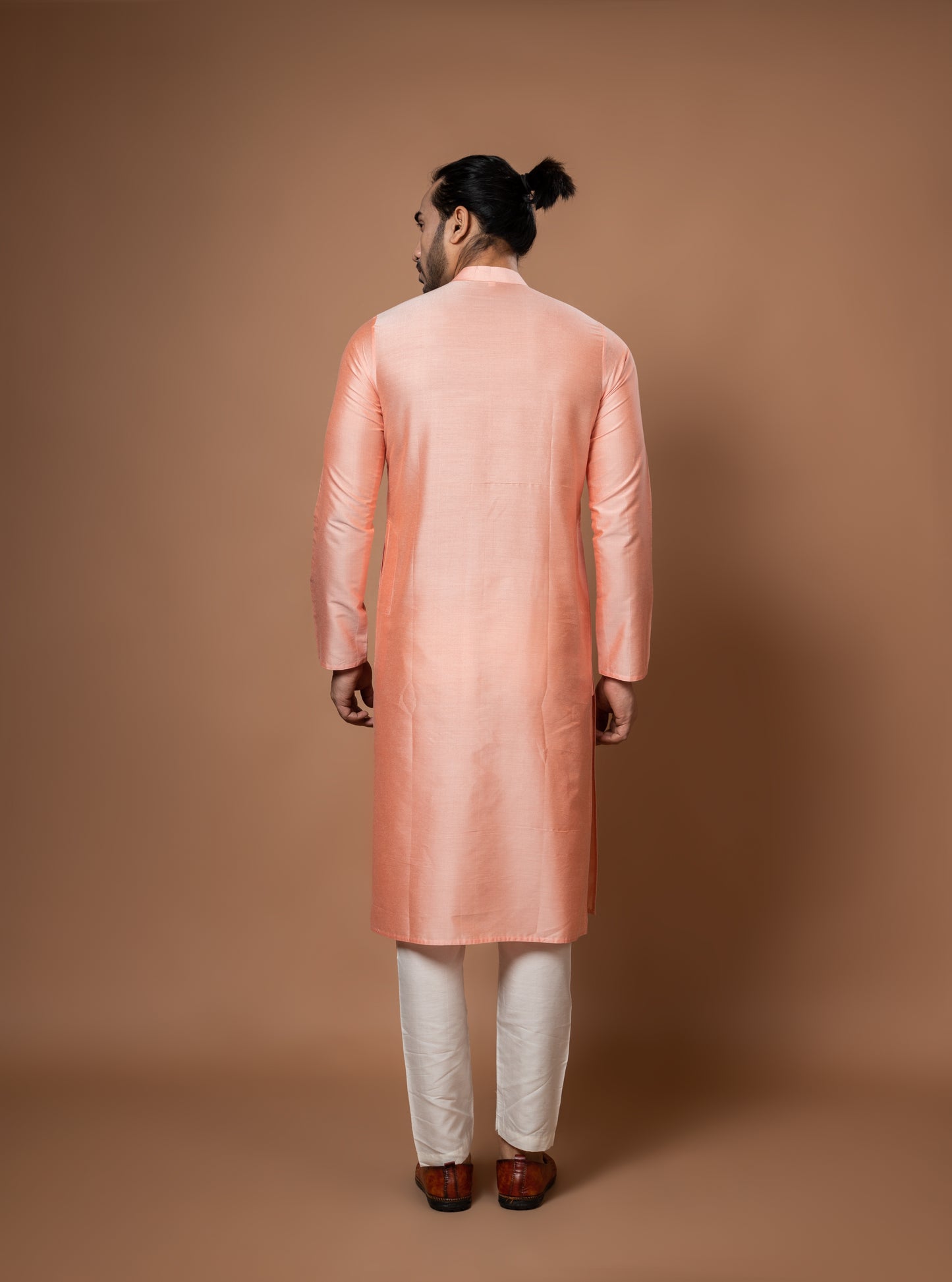 Pink Layer Stylish Kurta Pajama Set