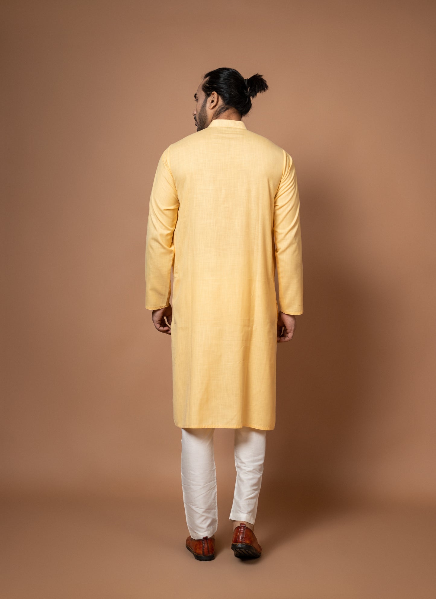 Lemon Yellow Kurta Pajamna Set