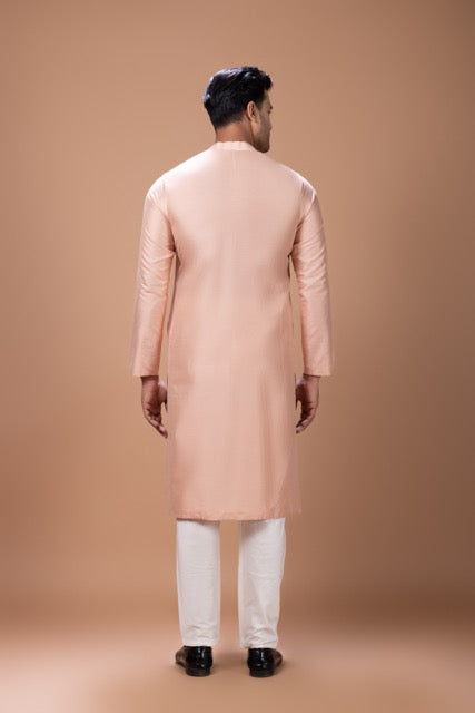 Onion Pink Kurta With Pajama Set