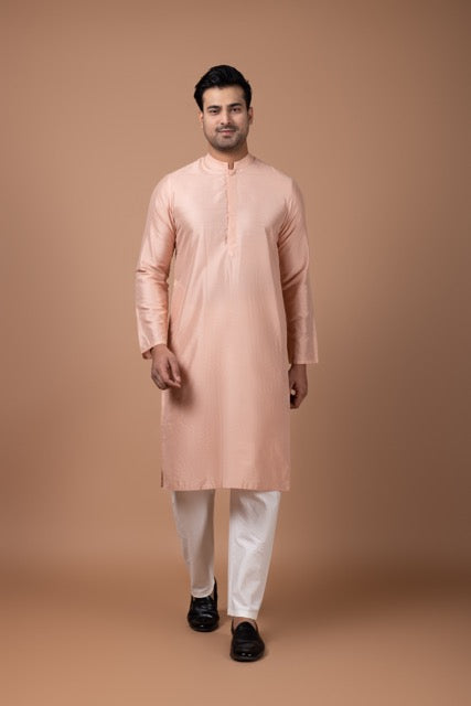 Onion Pink Kurta With Pajama Set
