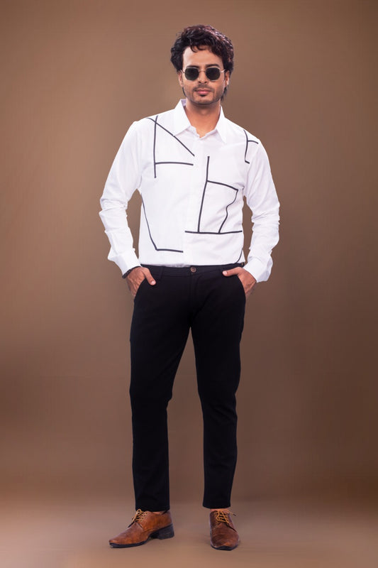 Patty Lines Stylish Full Shirt