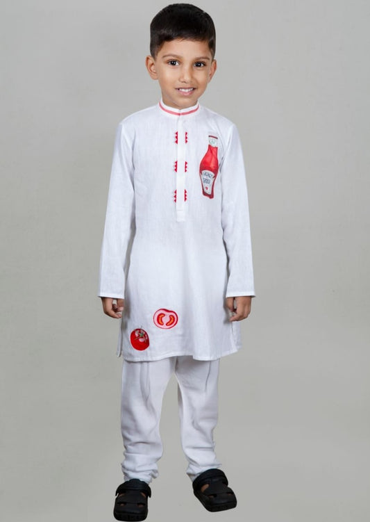 Ketchup Embroidered Kurta Set